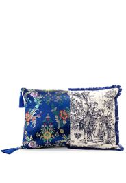 Seletti Hybrid Argia panelled cushion - Blau