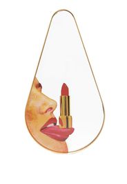 Seletti x TOILETPAPER Pear Tongue mirror - Gold