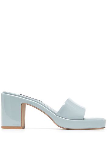 Senso Stevie 85mm patent leather mules - Blau