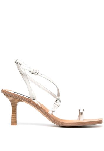 Senso Laven 85mm leather sandals - Weiß