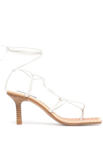 Senso Maya 70mm lace-up sandals - Weiß