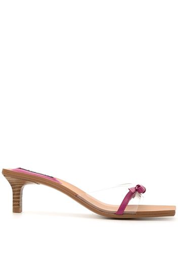 Senso Nori 50mm bow-strap sandals - Violett