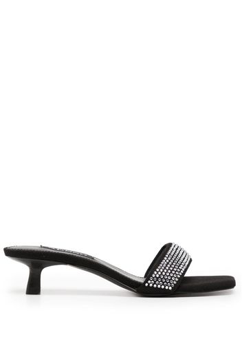 Senso Tori 40mm crystal-embellished mules - Schwarz