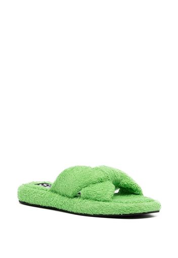 Senso Bubbles terry-cloth effect sandals - Grün