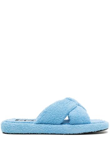 Senso Bubbles terry-cloth effect sandals - Blau