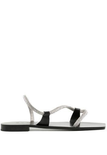 Senso Gaia II crystal-embellished sandals - Silber