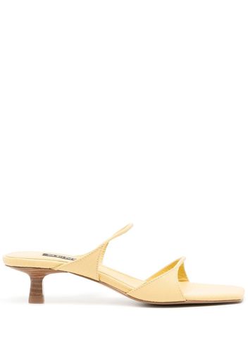 Senso Taylah 40mm leather sandals - Gelb