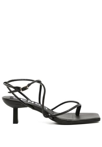 Senso Wella square-toe 60mm sandals - Schwarz