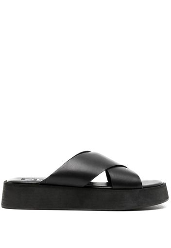 Senso Pippi I crossover platform sandals - Schwarz