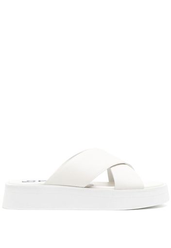 Senso Pippi II crossover platform sandals - Weiß