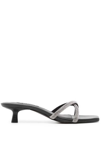 Senso Tatiana I crystal embellished mules - Silber