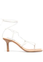 Senso Maya 70mm lace-up sandals - Weiß