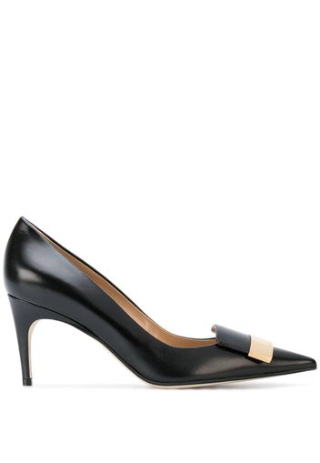 Sergio Rossi Pumps mit spitzer Kappe - Schwarz