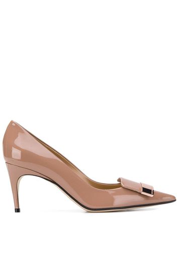 Sergio Rossi Verzierte 'sr1' Pumps - Nude