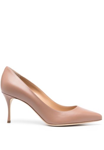 Sergio Rossi Godiva pointed toe pumps - Nude