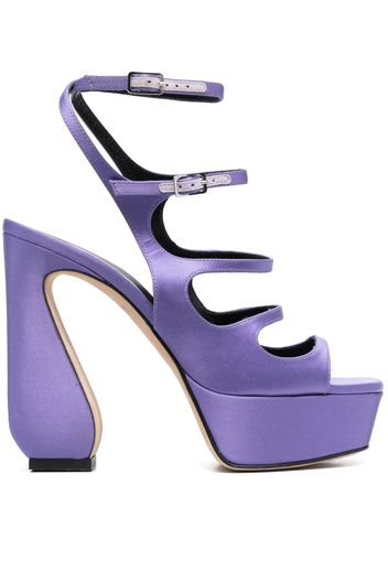 Sergio Rossi buckle-fastening strappy sandals - Violett