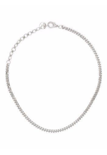 SHAY Panzerketten-Choker aus 18kt Weißgold mit Diamanten - Silber