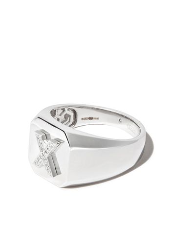 SHAY 18kt white gold Champion ring - Silber