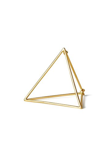 Shihara Dreieckiger Ohrring 30 - Metallisch