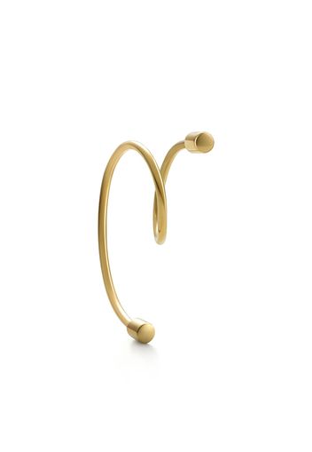 Shihara 18kt Twist Curl Gelbgoldohrring