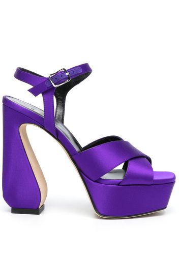 Si Rossi 140mm buckle-fastening sandals - Violett