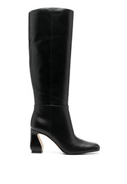 Si Rossi knee-high leather boots - Schwarz