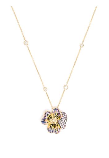 SICIS JEWELS sapphire pendant necklace - Gold