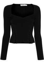Simkhai Daphane sweetheart-neck top - Schwarz