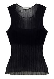 Simkhai Oakley semi-sheer tank top - Schwarz