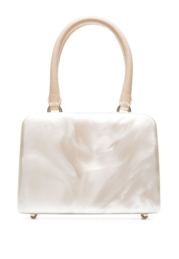 Simone Rocha Mini Tasche mit Perlen - Nude