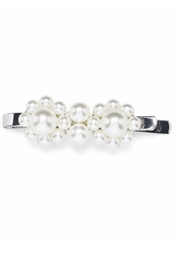 Simone Rocha pearl-embellished hair clip - Silber