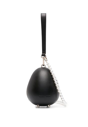 Simone Rocha micro handheld egg bag - Schwarz