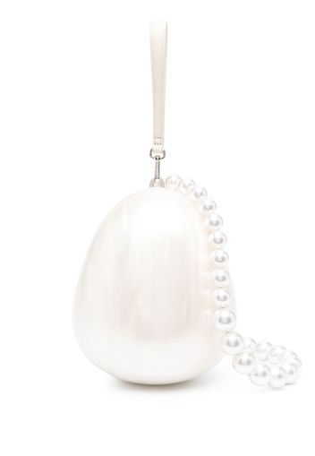 Simone Rocha Egg pearl tote bag - Nude