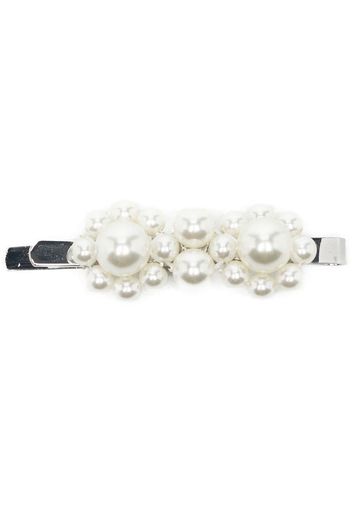 Simone Rocha mini Flower hairclip - Silber