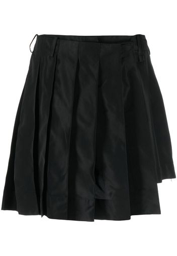 Simone Rocha high-waisted asymmetric-hem skirt - Schwarz