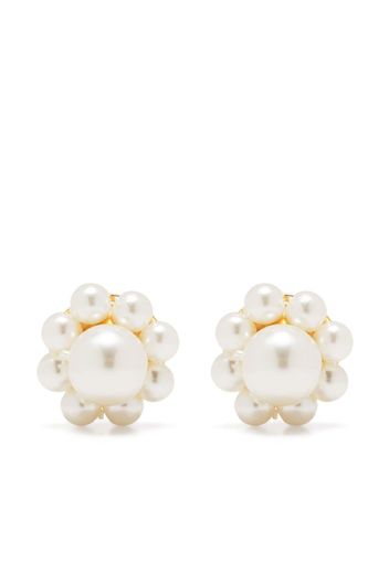 Simone Rocha pearl-embellished earrings - Gold