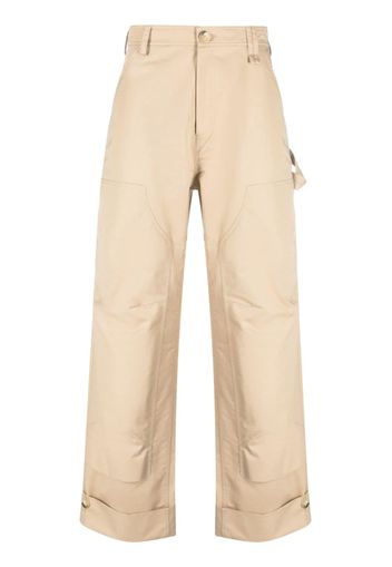 Simone Rocha panelled straight-leg trousers - Nude