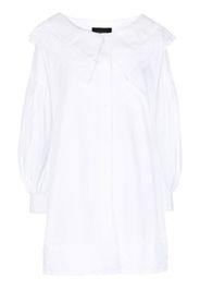 Simone Rocha cotton shirt dress - Weiß