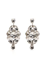 Simone Rocha mini crystal chandelier earrings - Silber