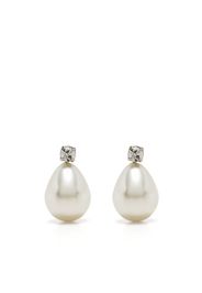 Simone Rocha pearl-embellished stud earrings - Weiß