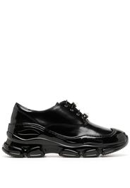 Simone Rocha Low Trek leather oxford shoes - Schwarz