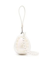 Simone Rocha embellished egg bag - Nude