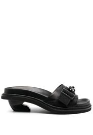 Simone Rocha open-toe leather mules - Schwarz