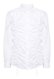 Simone Rocha toggle-detailing poplin shirt - Weiß