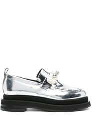 Simone Rocha Heart Toe Platform loafers - Silber