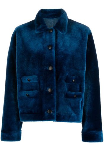 Simonetta Ravizza San Diego shearling jacket - Blau