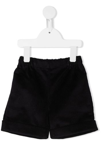 Siola Cord-Shorts mit geradem Bein - Blau