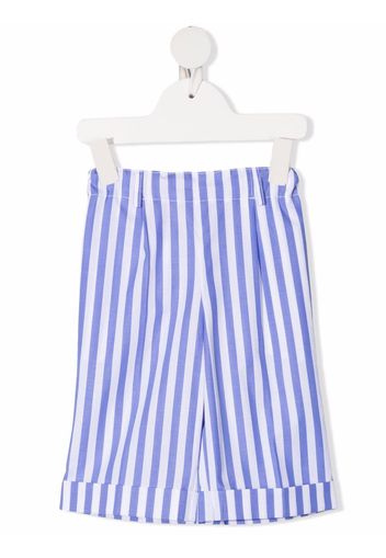 Siola Gestreifte Shorts - Blau