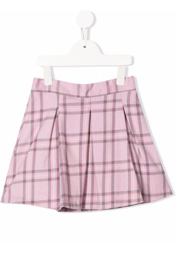 Siola check-pattern flared skirt - Rosa