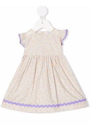 Siola floral-print sleeveless dress - Nude